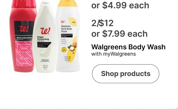 Walgreens Body Wash