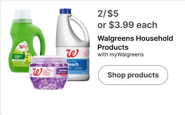 Walgreens Household Products