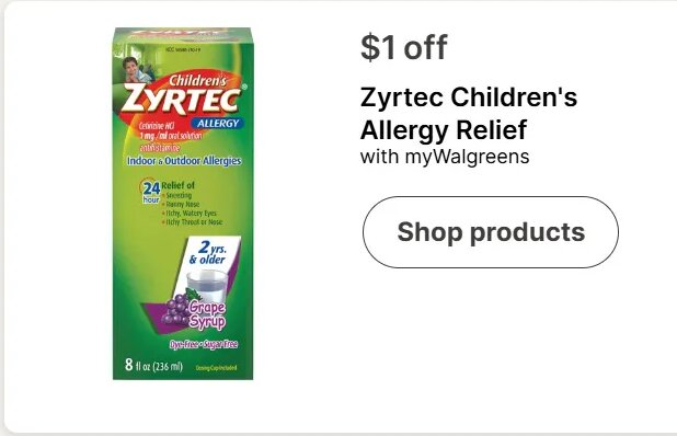 Zyrtec Children's Allergy Relief