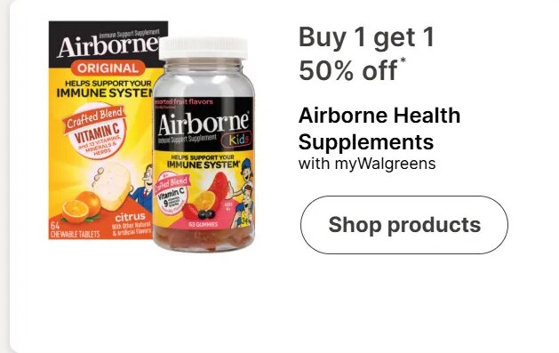 Airborne Health Supplements