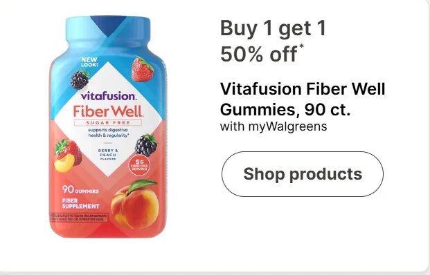 Vitafusion Fiber Well Gummies