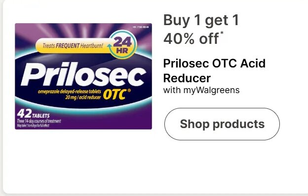 Prilosec OTC Acid Reducer