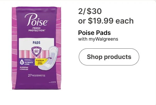 Poise Pads