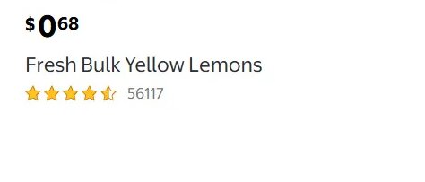 Fresh Bulk Yellow Lemons