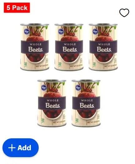 Kroger Whole Beets