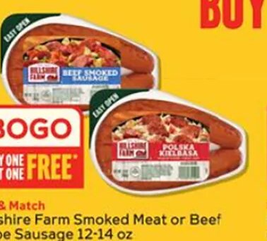Hillshire Farm Smoked Meat or Beef Rope Sausage