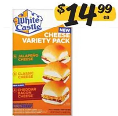 White Castle Variety Pack