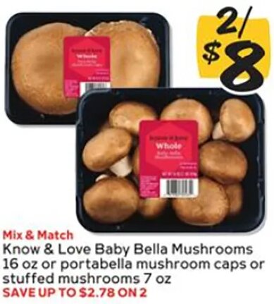 Know & Love Baby Bella Mushrooms